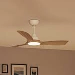 Philips LED-Ventilator Olas, &Oslash; 106cm, holz/wei&szlig;, CCT