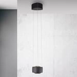 Paul Neuhaus LED-Pendelleuchte Q-Stretto, schwarz, &Oslash; 14,5cm