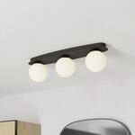 EGLO Deckenlampe CASTROVIDO schwarz 58 cm 3-flg. IP44 G9-LED