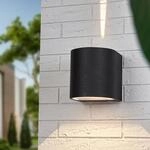 Wandstrahler Lenis Lichtaustritt eng breit schwarz