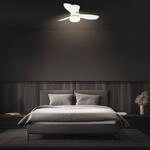LED-Deckenventilator Pan, DC-Motor, wei&szlig;, &Oslash; 60 cm, CCT