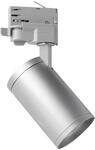 Strahler Mora GU10 f&uuml;r 3-Phasen-Schiene silber