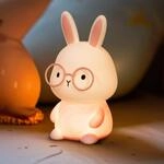 LED-Akkulampe Josie, pink, H&ouml;he 16 cm, Silikon