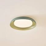 Lindby LED-Deckenleuchte Florie, gr&uuml;n, Metall, &Oslash; 40 cm