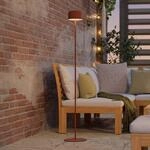 Solar-LED-Terrassenlampe Roccanova-L orangefarben H&ouml;he 120cm