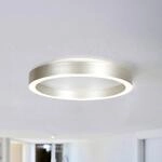 LED-Deckenlampe Ringlux stahlgrau, &Oslash; 30 cm, Metall, 2.700 K