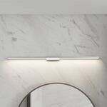 Lindby LED-Bad- und Spiegelleuchte Alenia, 120cm, IP44, grau