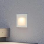 Arcchio LED-Wandeinbaulampe Zamo, wei&szlig;, 11 cm, Metall, IP65