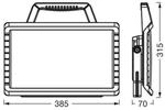 OSRAM LED-Akku-Arbeitslampe VALUE BATTERY, 26 W schwarz IP54