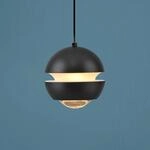SCH&Ouml;NER WOHNEN LED-H&auml;ngeleuchte Lini, schwarz, 1-fl., 3.000K