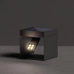 KLEWE LED-Solar-Gartenstrahler Alea anthrazit 15 x 15cm IP65