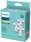 Philips LED-Reflektor GU10 4,6W 2.700 K, 3er-Pack