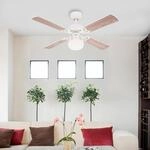 Westinghouse Vegas Ventilator, Licht, wei&szlig;/kiefer