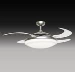 Beacon Ventilator mit Licht Fanaway Evo 2, chrom matt, leise