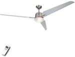 Deckenventilator ECO AVIATOS, &Oslash; 162 cm, silber, DC, leise