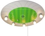 Deckenleuchte Fu&szlig;ballstadion mit LED-Lichtpunkten
