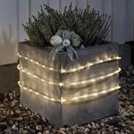 LED-Lichtschlauch 6m au&szlig;en Sensor 96 flg. ww Batt