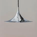 GUBI H&auml;ngeleuchte Semi, &Oslash; 30 cm, chrom