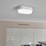 LED-Deckenleuchte Ipsum mit Sensor, wei&szlig;, oval