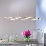 Paul Neuhaus LED-H&auml;ngelampe Polina, silber, Metall, dimmbar