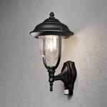Au&szlig;enwandlampe Parma mit Bewegungsmelder, schwarz