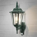 Au&szlig;enwandlampe Firenze m. Sensor, stehend, gr&uuml;n