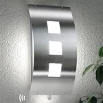 Au&szlig;enwandleuchte Toma aus Edelstahl mit Sensor