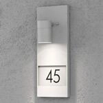 Hausnummernleuchte Modena 7655, grau