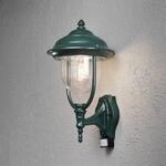 Au&szlig;enwandlampe Parma mit Bewegungsmelder, gr&uuml;n