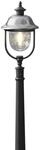 Wegeleuchte Parma, schwarz, Metall, 118 cm hoch, E27, IP43