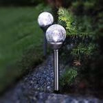 LED-Solarst&auml;be mit Kugeln 2-er Set