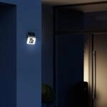 STEINEL XSolar LH-N LED-Hausnummernlampe, Edelstahl