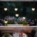 LED-Solarlichterkette Combo, 6-flammig, IP44, Kunststoff