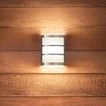 Philips Python LED-Au&szlig;enwandleuchte Edelstahl