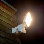STEINEL Sensor-Au&szlig;enstrahler XLED Home 2 S, wei&szlig;, IP44