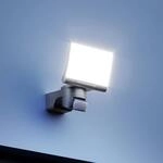 STEINEL XLED Home 2 S Sensor-Au&szlig;enstrahler, grafit
