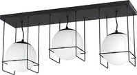 Au&szlig;en-H&auml;ngeleuchte Alamonte 1, schwarz, L&auml;nge 15 cm, Metall