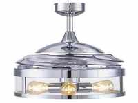 Beacon Lighting Beacon Deckenventilator Licht Fanaway Classic chrom leise