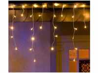 Konstsmide Christmas LED-Lichtervorhang Eisregen warmweiß weiß 5m