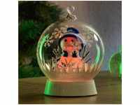 Konstsmide Christmas LED-Dekoleuchte Glaskugel Schneemann