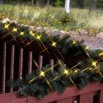 Deko-Girlande Ottawa, Tannenoptik, 2,7 m, LED wei&szlig;
