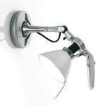 Luceplan Fortebraccio Wandspot &Oslash; 11 cm, aluminium