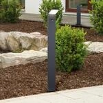 LED-Sensor-Wegelampe PEARL, H&ouml;he 50 cm anthrazit Metall IP54