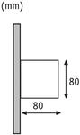 Paulmann Cybo LED-Au&szlig;enwandleuchte, 2.700 K, 8 x 8 cm, wei&szlig;