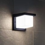 W&uuml;rfelf&ouml;rmige LED-Au&szlig;enwandleuchte Desella
