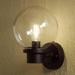 Au&szlig;enwandleuchte Nemi ohne Sensor, schwarz