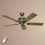 Deckenventilator ECO ELEMENTS, eiche/messing, &Oslash; 132 cm leise