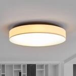 Lindby LED-Deckenlampe Saira, &Oslash; 50 cm, wei&szlig;, Textil