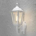 Au&szlig;enwandlampe Firenze m. Sensor, stehend, wei&szlig;