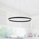 LED-H&auml;ngeleuchte TITUS, anthrazit, &Oslash; 60 cm, Metall switchdim